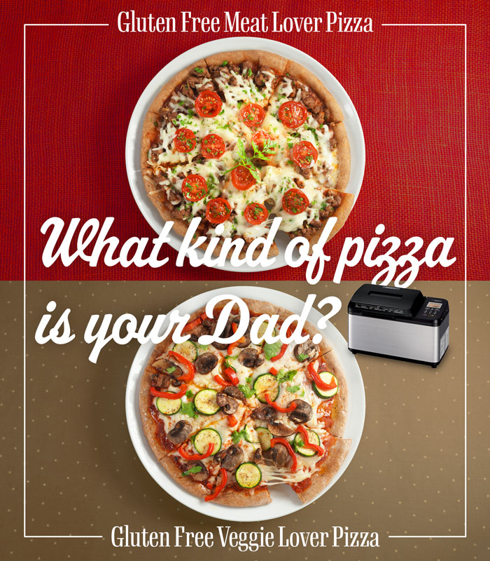 What kind of pizza is your Dad?