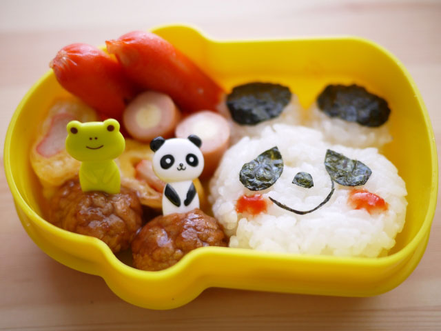 Bento Boxes In Kawaii Style Cute Colorful Illustration Japanese