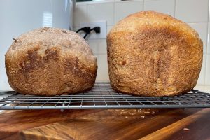 2 loaves side by side