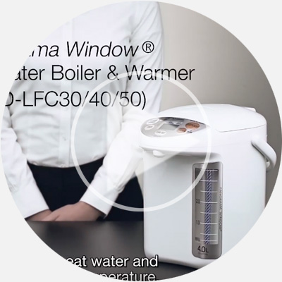 Panorama Window® Micom Water Boiler & Warmer CD-LFC30/40/50