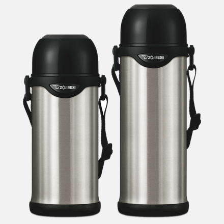 Thermos Vacuum Insulated 68 Oz Stainless King Beverage Bottle (Silver)