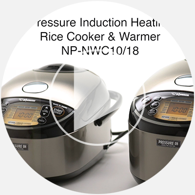 Zojirushi NP-NVC18XJ Induction Heating Pressure Rice Cooker & Warmer, 10  Cup (Uncooked), Stainless Brown, Made in Japan 
