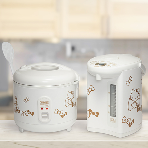 Zojirushi 5.5-Cup Hello Kitty Automatic Rice Cooker & Warmer, White