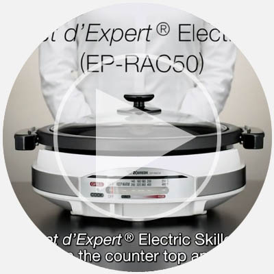 Zojirushi EP-PBC10 Gourmet d'Expert Electric Skillet, EP-PBC10HC