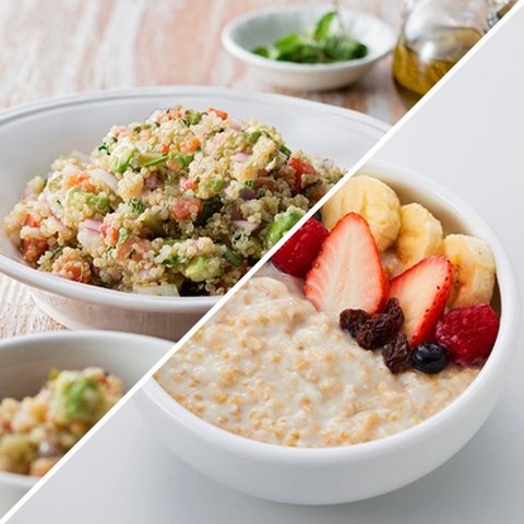 Convenient  quinoa and steel cut oatmeal settings