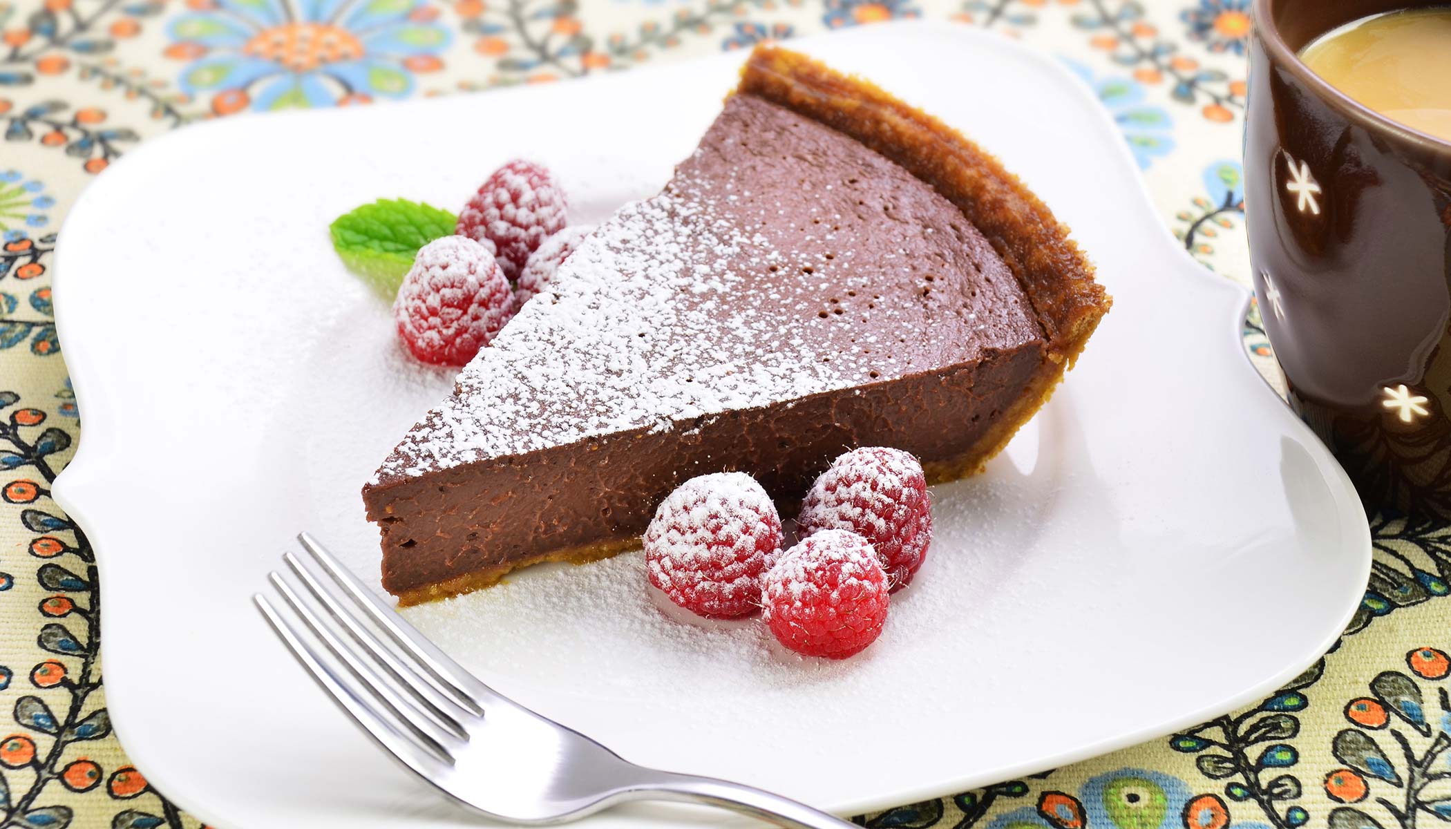 Chocolate Raspberry Tofu Pie | Zojirushi.com