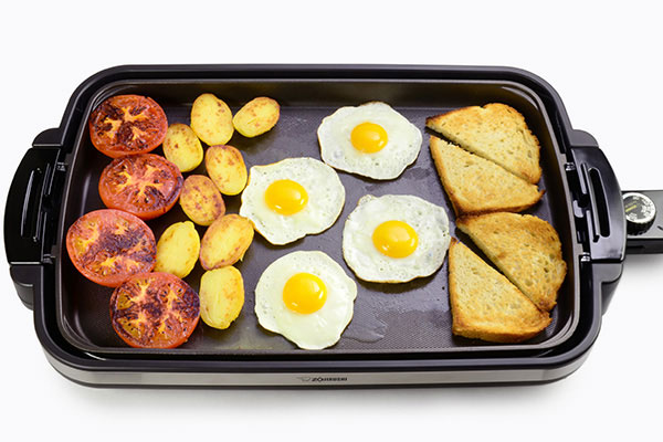 Zojirushi Our Gourmet Sizzler® Electric Griddle EA-BDC10  We want to keep  celebrating Mom so we're putting together a special brunch at home. Our  Gourmet Sizzler® Electric Griddle EA-BDC10 has a wide