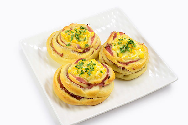 Ham and Corn Mayo Buns Zojirushi